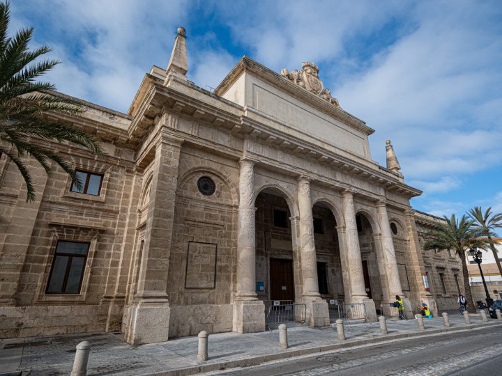 La restauración de la fachada de la Casa de Iberoamérica, finalista del Premio Andaluz de Conservación